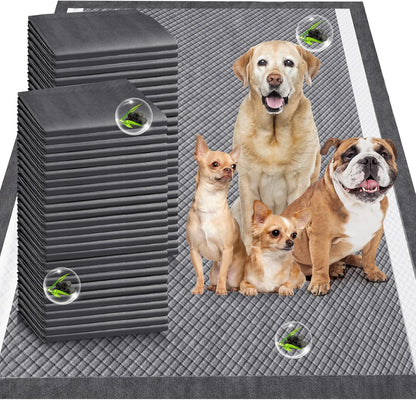 Upgrade Odor Control 4XL 36X36 Extra Large Thicken 9 Layers Extra Absorbent Charcoal Pee Pads for Dogs - Leak Proof Dog Training Pads Quick Dry - 30 Counts