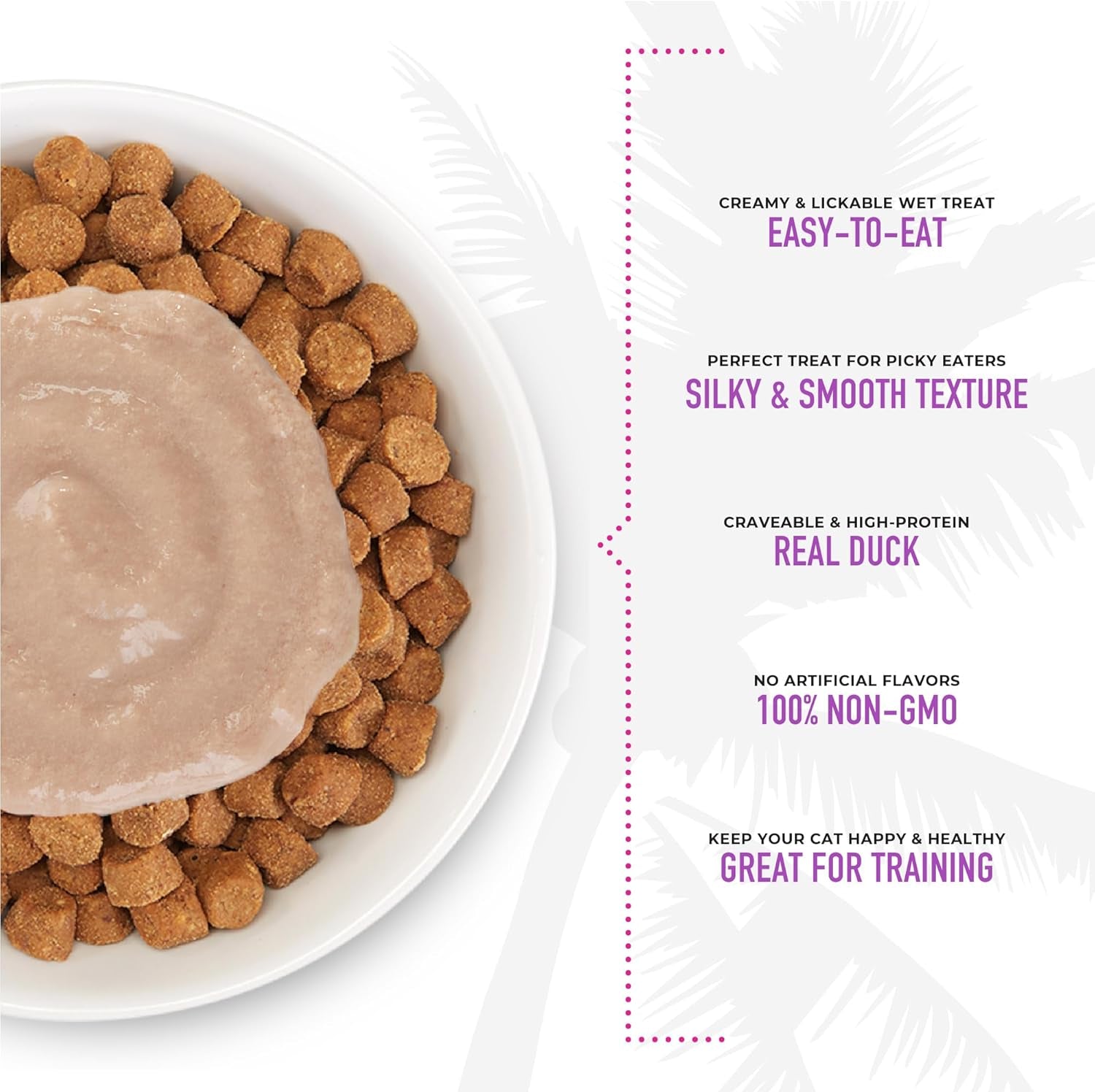 Tiki Cat Stix Mousse Treats, Single Serve Indulgent Lickable Treat or Dry Food Topper, with Duck in Creamy Gravy, 3 Oz. Pouch